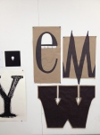 The finished letterforms